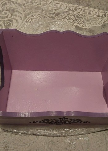 Parlak Mor Makyaj Organizer Kutusu - Görsel 2