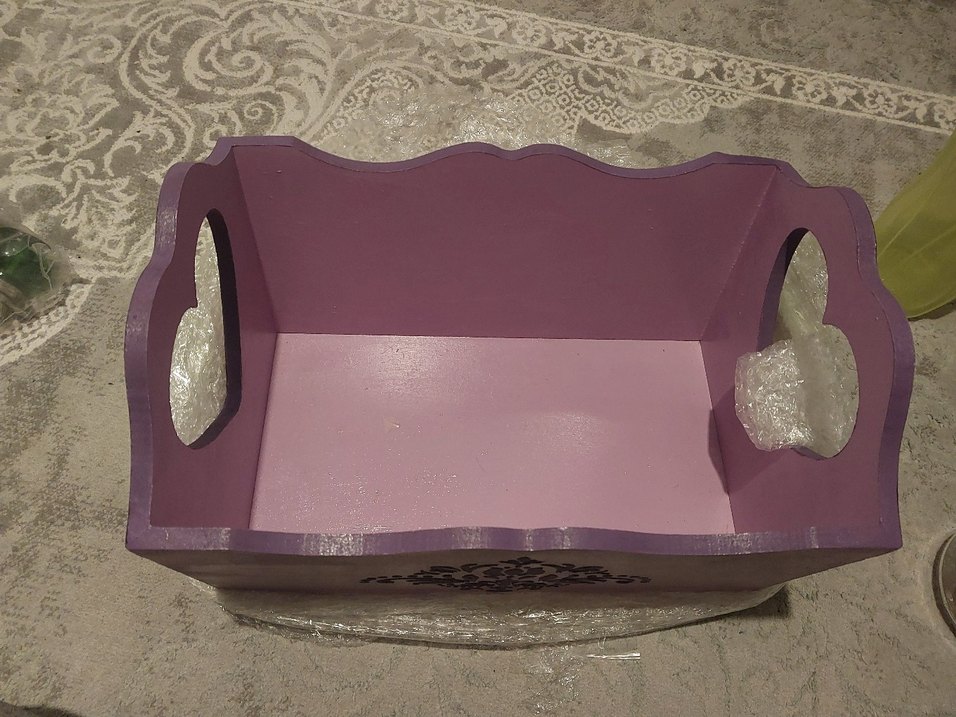 Parlak Mor Makyaj Organizer Kutusu - Görsel 2