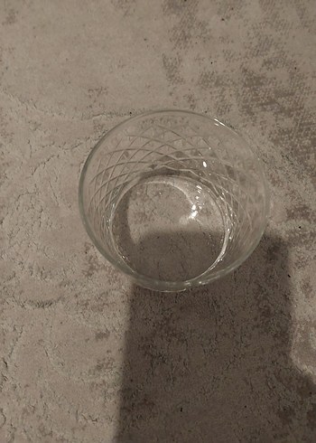 Bej Renkli Desenli Cam Bardak - Görsel 2