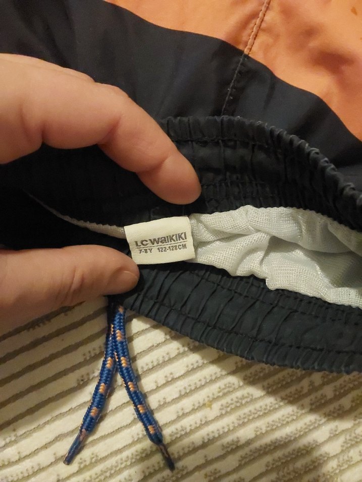 Erkek Renkli Mini Plaj Şortu - Görsel 3