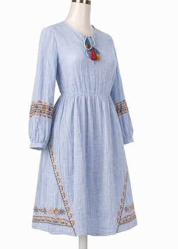 LCW Modest Elbise 36 orjinal - Görsel 2