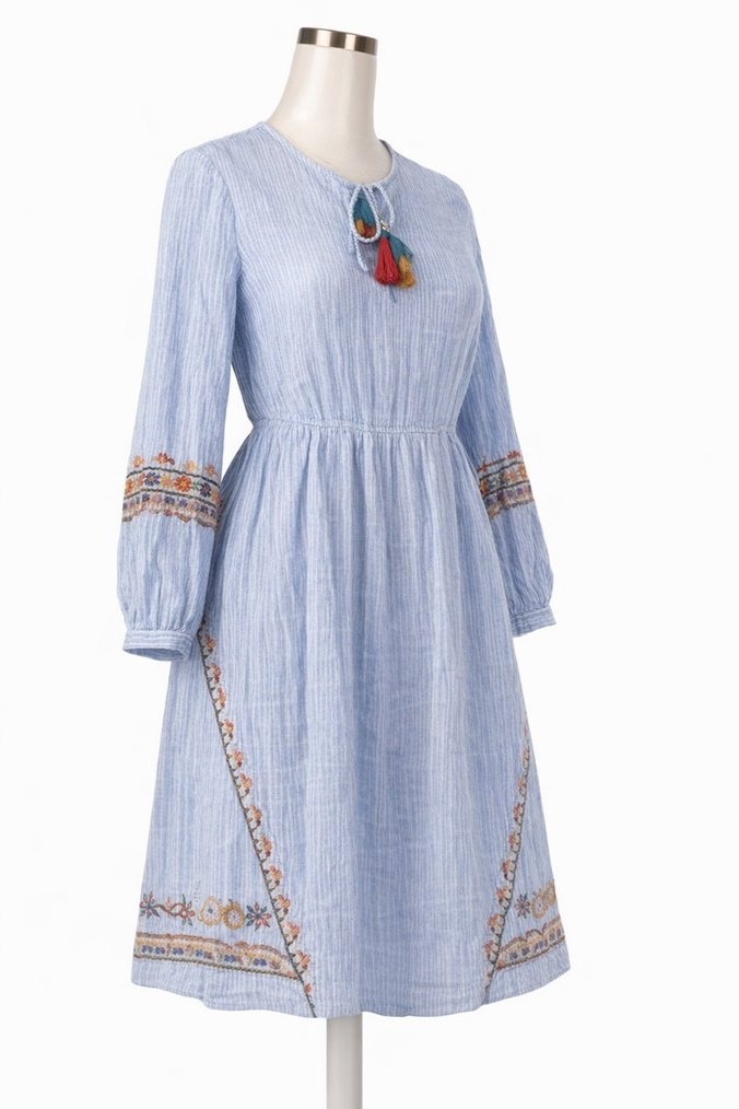 LCW Modest Elbise 36 orjinal - Görsel 2