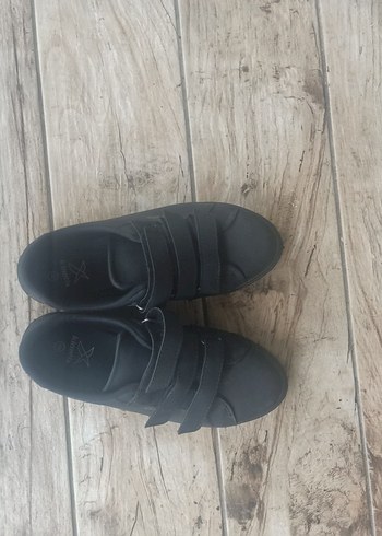 Siyah Kadın Spor Ayakkabı Cırt Cırtlı - Görsel 2