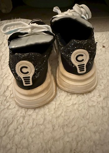 Gri Mavi Bağcıklı Kadın Spor Ayakkabı - Görsel 3