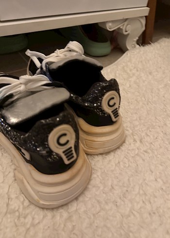 Gri Mavi Bağcıklı Kadın Spor Ayakkabı - Görsel 2