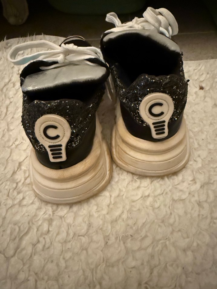 Gri Mavi Bağcıklı Kadın Spor Ayakkabı - Görsel 3