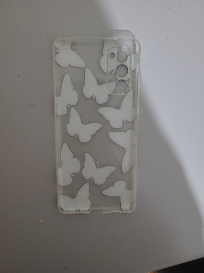 Samsung S20 F, Şeffaf Kelebek Desenli Bohem Telefon Kılıfı - Görsel 2