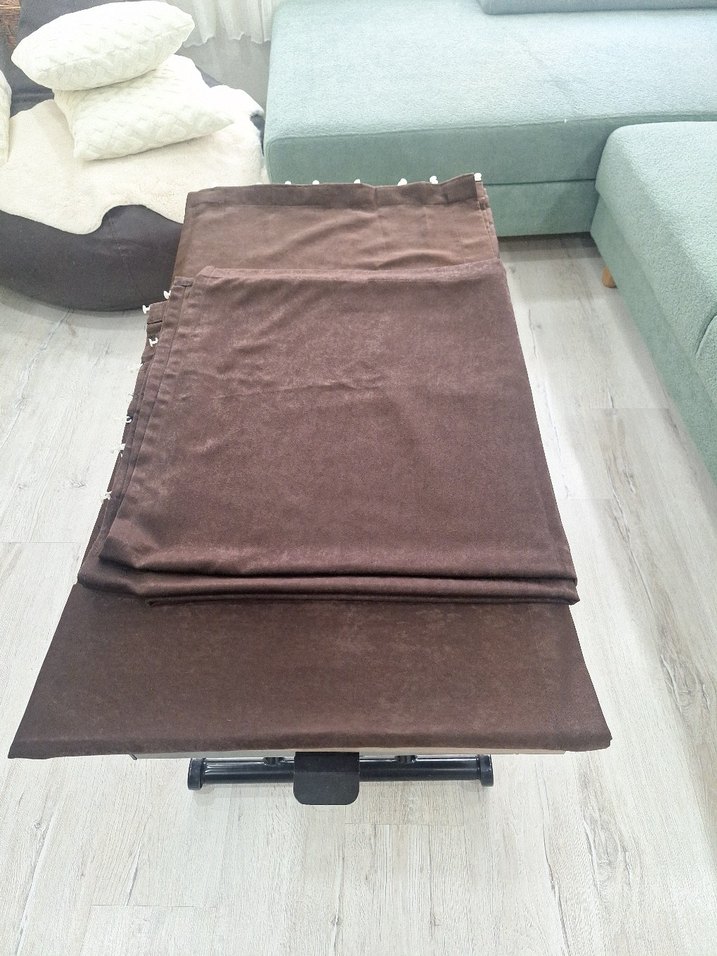 Kahverengi Duz perde - Görsel 3