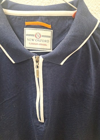 Erkek Lacivert Fermuarlı Polo Tişört - Görsel 3