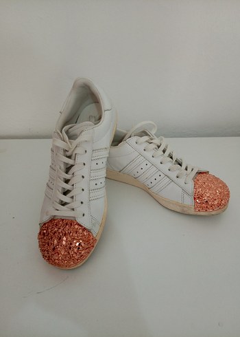 Adidas Beyaz Simli Kadın Spor Ayakkabı adidas