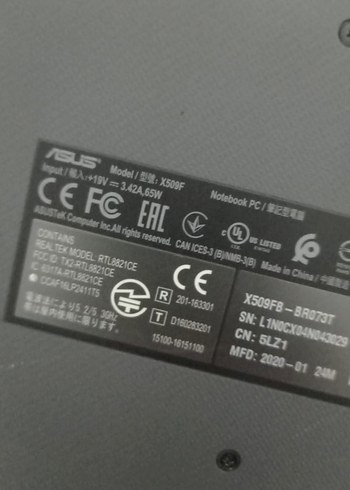 Gri ASUS Dizüstü Bilgisayar - Görsel 3