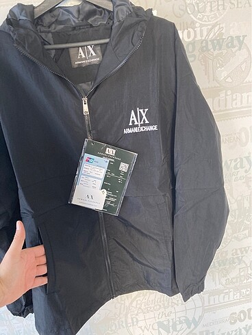 xl Beden siyah Renk Armani Exchange