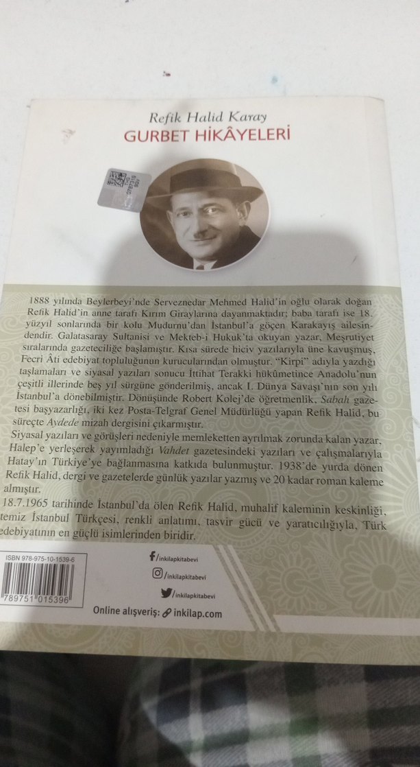 Gurbet Hikâyeleri - Refik Halid Karay - Görsel 2