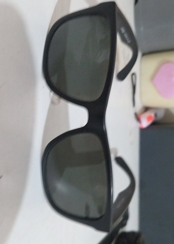 Siyah Minimalist Kadın Güneş Gözlüğü - Görsel 2