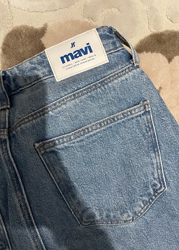 Gevşek Kesim Midi Kot Pantolon - Görsel 5