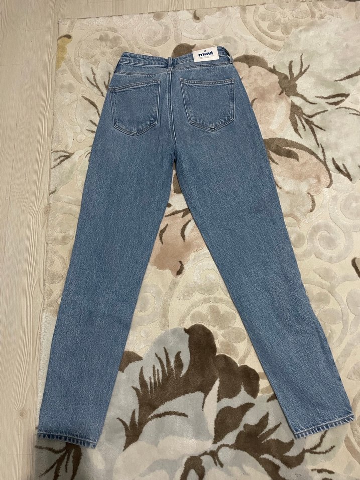 Gevşek Kesim Midi Kot Pantolon - Görsel 4