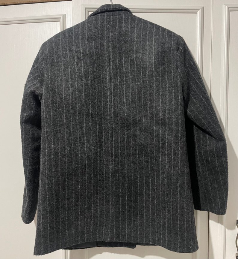 Düğmeli Gri Kadın Blazer Ceket - Görsel 3