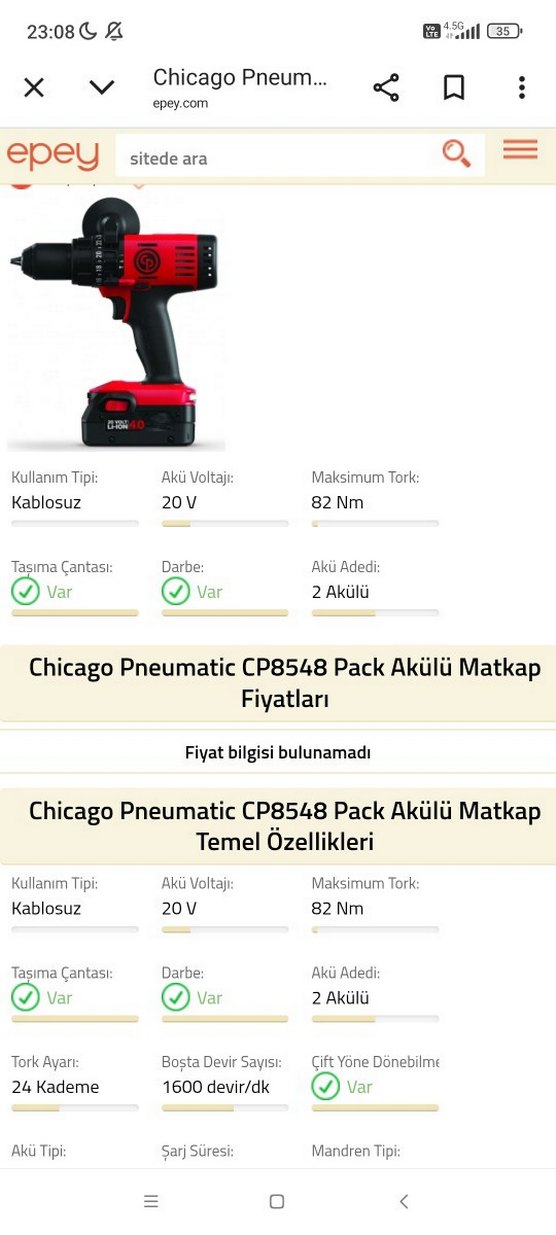 Chicago şarjlı matkap - Görsel 3