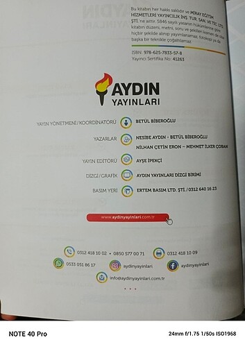 9.SINIF MATEMATİK SORU BANKASI AYDIN YAYINLARI
