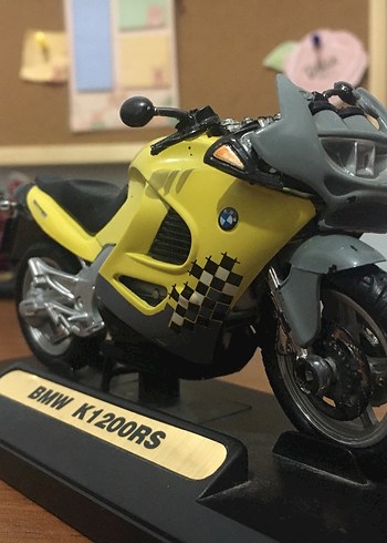 Sarı BMW K1200RS Oyuncak Motosiklet