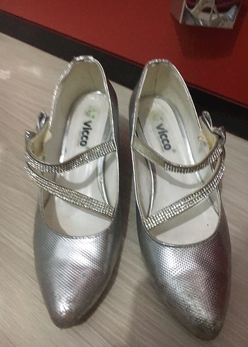 Kız Çocuk Topuklu Ayakkabı - Görsel 3