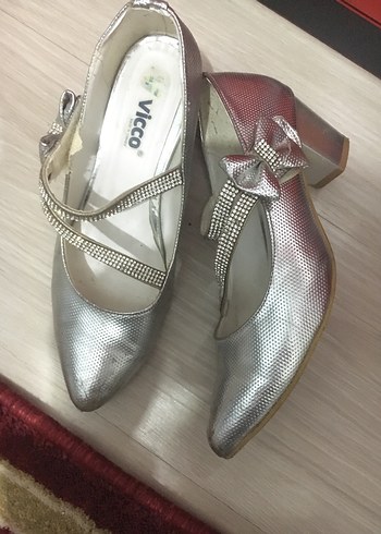 Kız Çocuk Topuklu Ayakkabı - Görsel 5