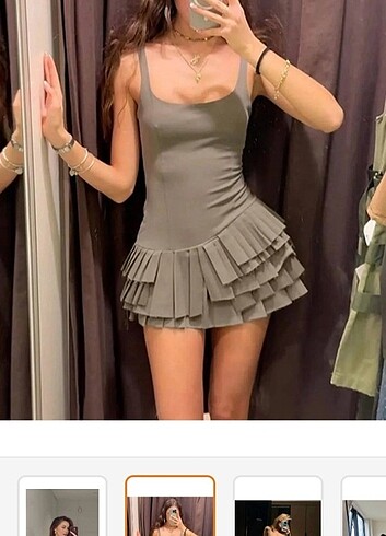 xs Beden haki Renk Zara tulum elbise 