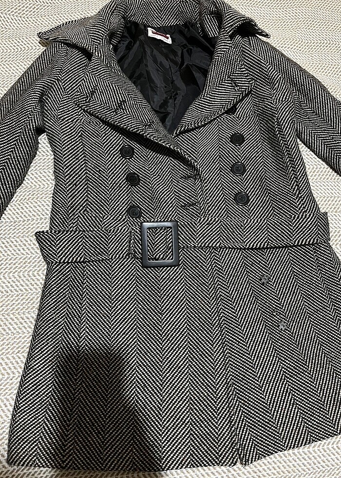 Kemerli Kışlık Kalın Kaban - Görsel 2