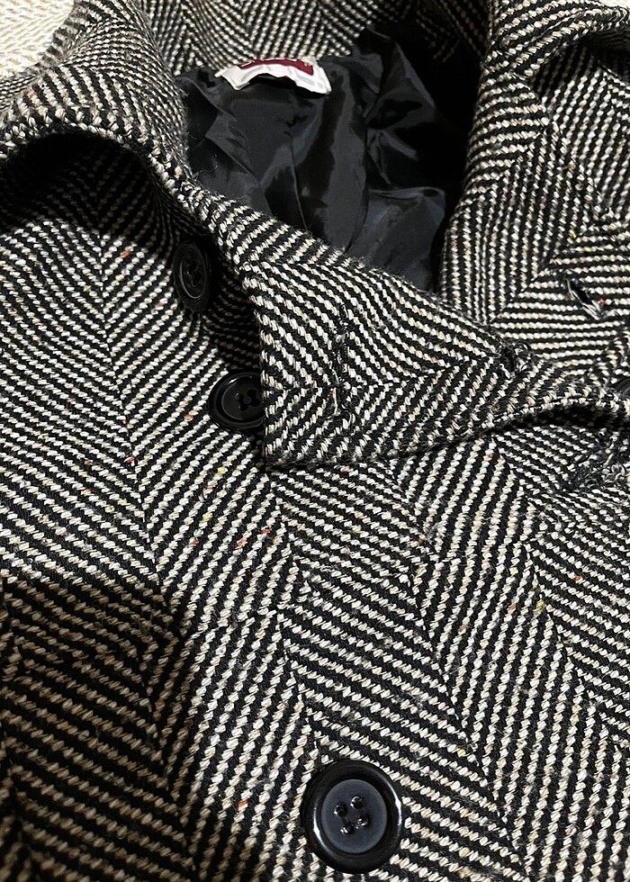 Kemerli Kışlık Kalın Kaban - Görsel 3