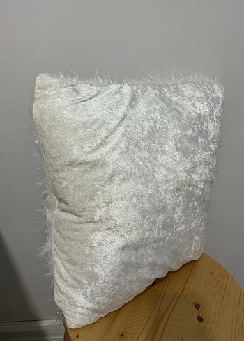 Beyaz Bohem Tarz Yumuşak Peluş Kırlent - Görsel 4