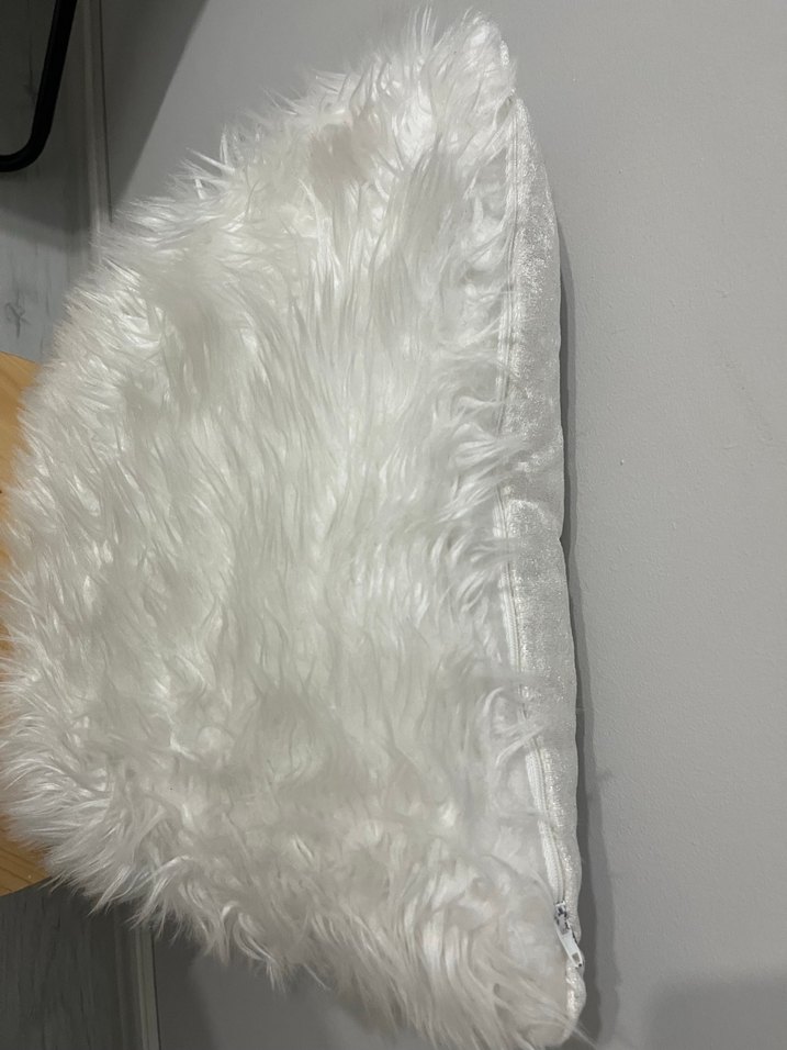 Beyaz Bohem Tarz Yumuşak Peluş Kırlent - Görsel 5