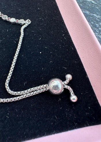 Pandora pandora su yolu pembe taşlı bileklik