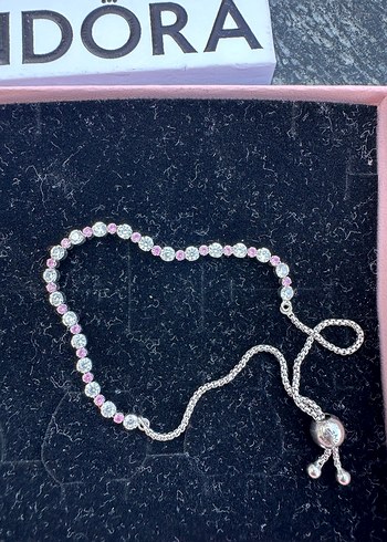 pandora su yolu pembe taşlı bileklik