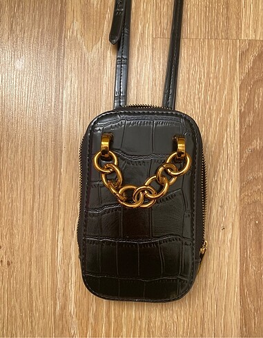  Beden siyah Renk Zara Cep Telefonu Çantası