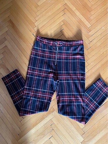 punk ekoseli pantolon