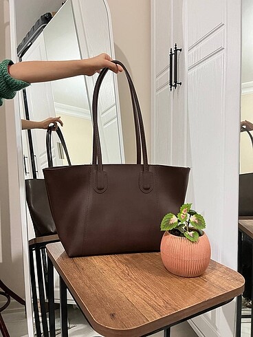 Mango Mango Model Kadın Acı Kahve Omuz Çantası