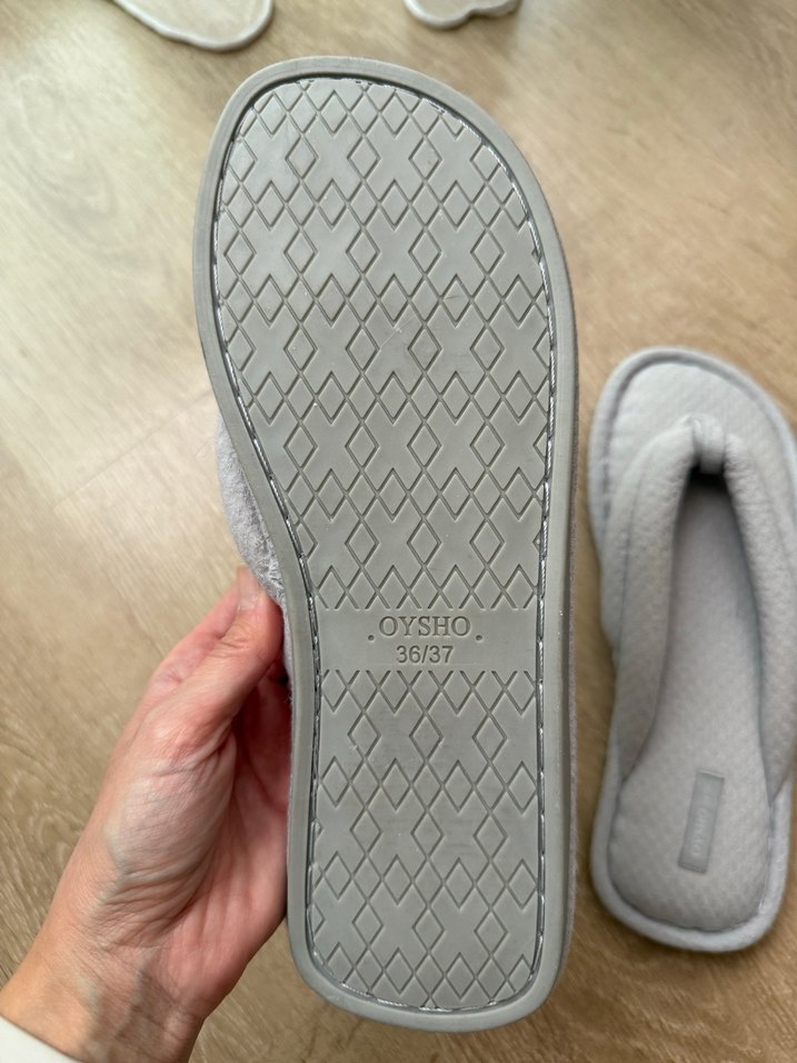 Oysho gri ev/banyo terligi - Görsel 2