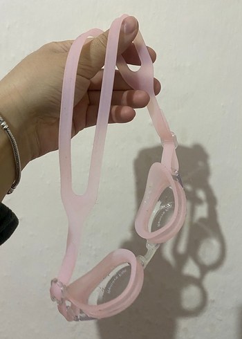 Şeffaf Pembe Yüzücü Gözlüğü - Görsel 2