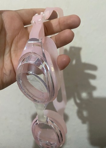 Şeffaf Pembe Yüzücü Gözlüğü - Görsel 3