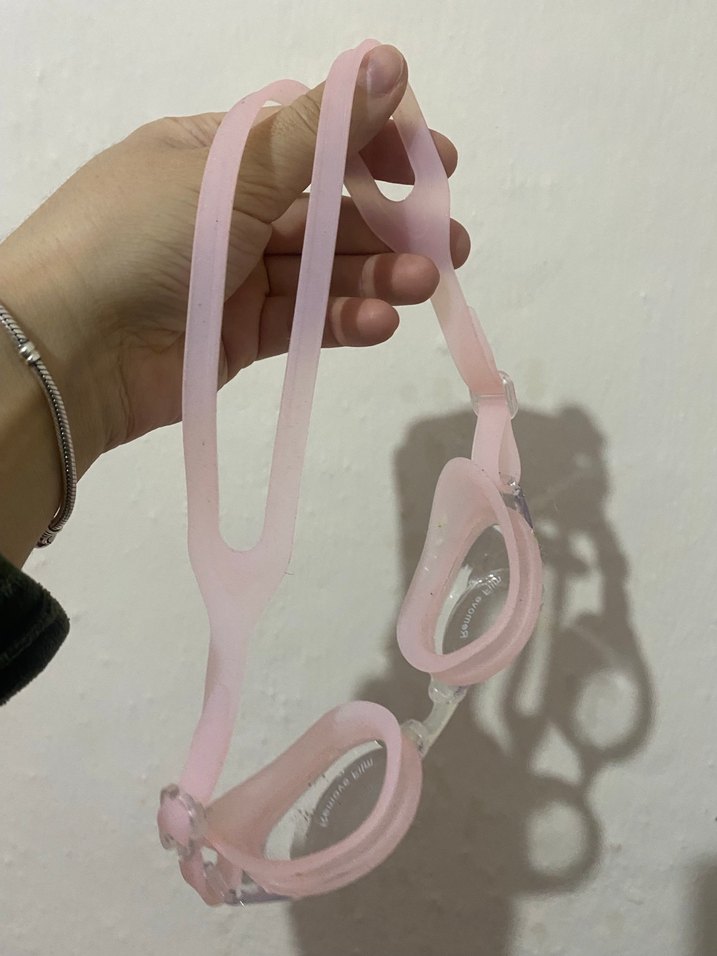 Şeffaf Pembe Yüzücü Gözlüğü - Görsel 2