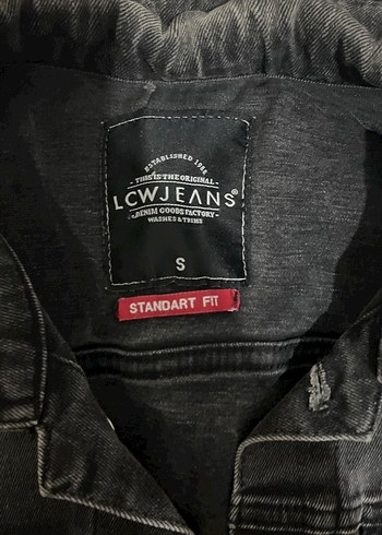 Düğmeli Siyah Erkek Denim Ceket - Görsel 2