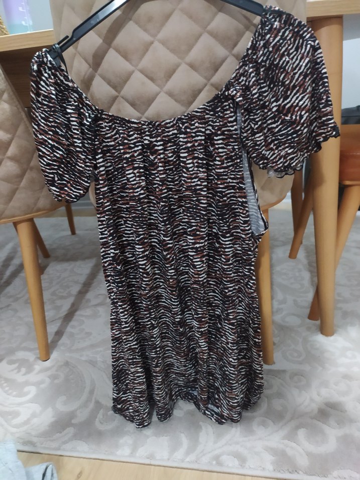 Gri Keten Kadın Pantolon Midi Boy - Görsel 5