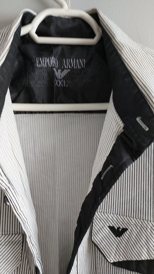 Düğmeli Uzun Kollu Beyaz Keten Erkek Gömlek - Görsel 3