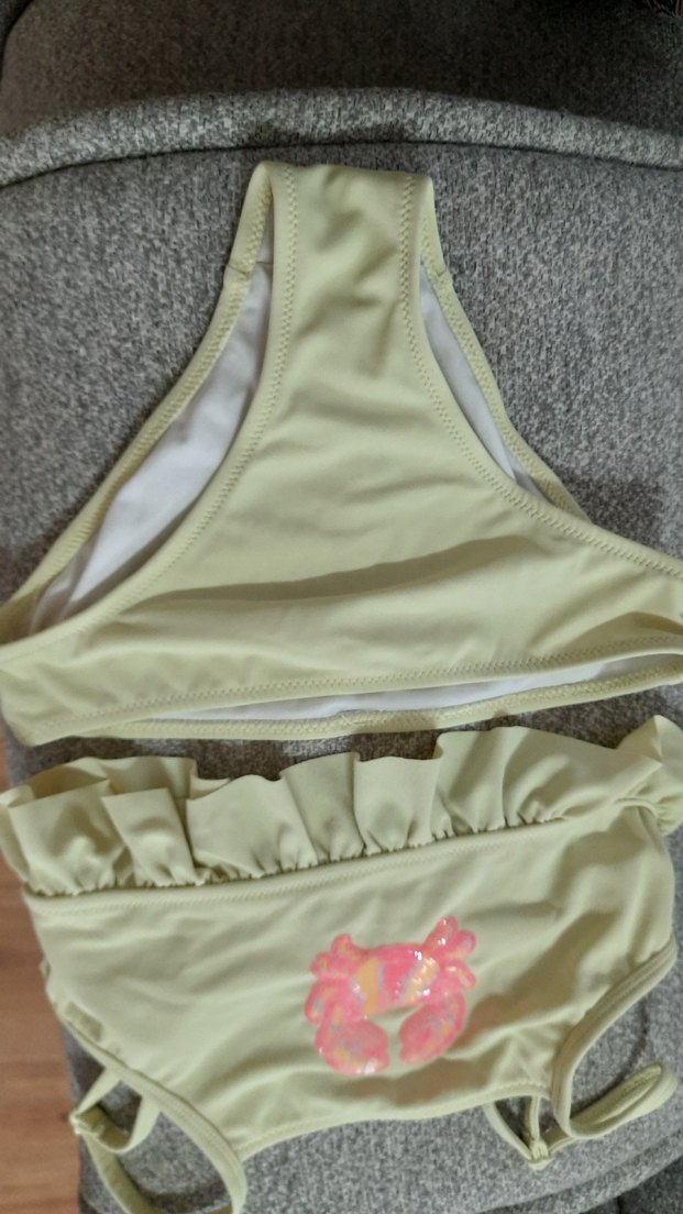 Fırfırlı Beyaz Kadın Monokini - Görsel 4