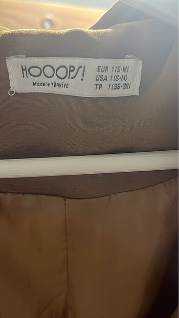 m Beden turuncu Renk Hoopps trençkot