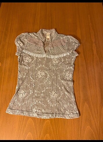 BERSHKA TÜL BLUZ