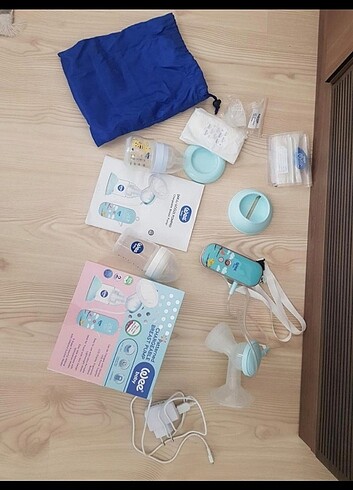  Wee baby desenli şarjlı göğüs pompası 