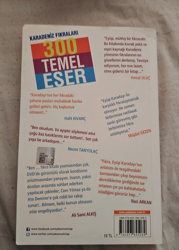 Karadeniz Fıkraları 300 Temel Eser Kitap - Görsel 2