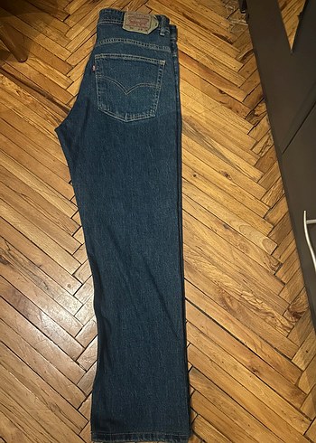Levis 501 Koyu Mavi Denim Jean
