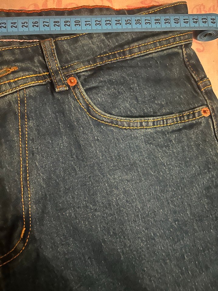 Levis 501 Koyu Mavi Denim Jean — görsel 2/2